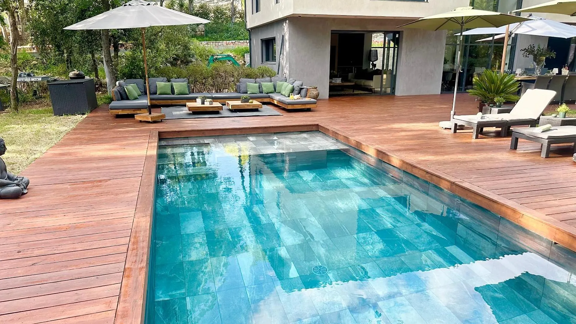 Villa With Pool, Petanque, Large Green Space Roquefort-les-Pins